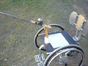 Big Sky Wheelchair Fishing Pole Holder